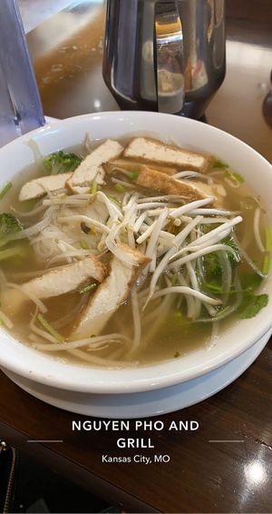 Broccoli and tofu pho  at Nguyen Pho & Grill in Kansas City