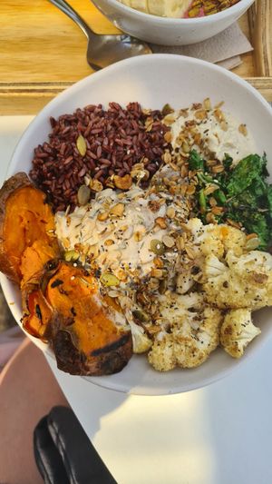 Breakfast bowl at Sunday Cantina in Raumati