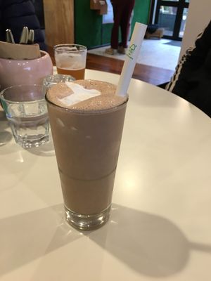 Vegan Iced chocolate  at Sunday Cantina in Raumati