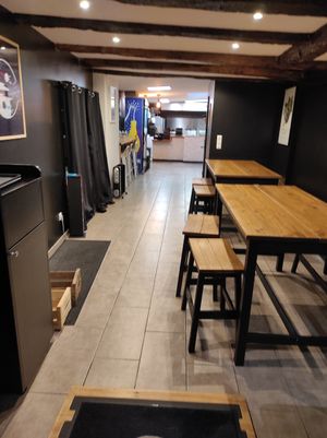 Inside at VG Burger in Quimper