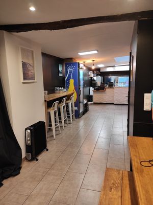 Inside at VG Burger in Quimper