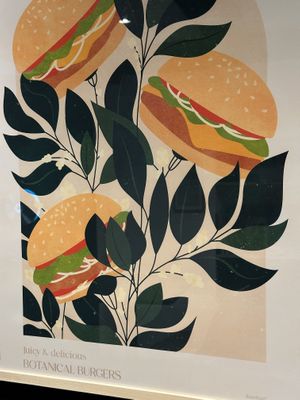 Deko im Restaurant   at VG Burger in Quimper