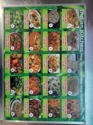 Menu 2 at Indian Kitchen in Central Singapore