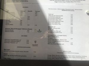 Menu 4 at Au coq bleu in Beaune