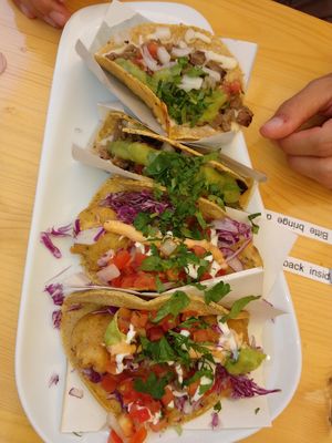 Tacos with mushrooms at Yepa Yepa in Freiburg