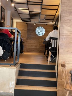 Interior decor  at Nickel Burger in Sevilla