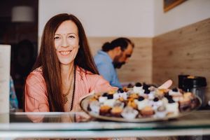 Our Owner Alida at Surya Soul Temple Cafe in Pula