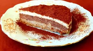 Raw Vegan Tiramisu at Surya Soul Temple Cafe in Pula