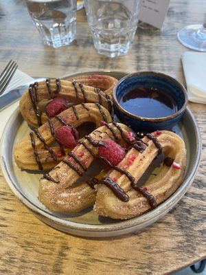 Vegan churros - amazing!!  at The Lighthouse   in Milford On Sea