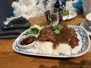 Vegan Khao Nar Ped  at Glur in New York City