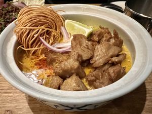 Khao soi  at Glur in New York City