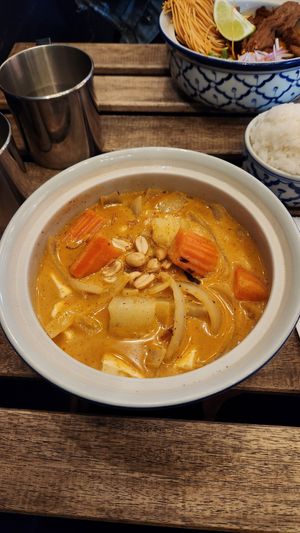 Massaman with tofu at Glur in New York City