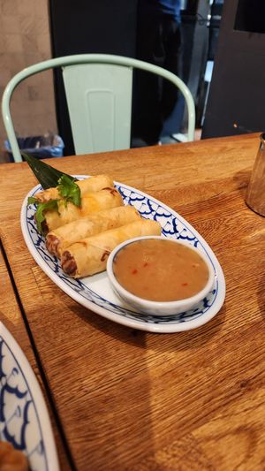 Spring rolls at Glur in New York City