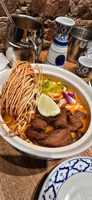 Vegan Khao Soi at Glur in New York City