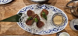 Plant-based Crab Roll at Glur in New York City