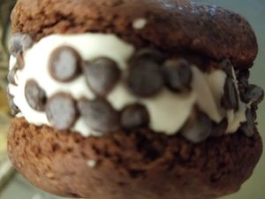 Vegan whoopie pie at Like Mom's Only Vegan in Cincinnati