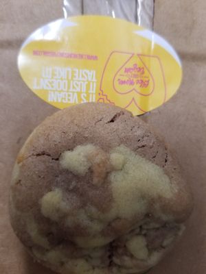 Vegan Lemon berry cookie at Like Mom's Only Vegan in Cincinnati