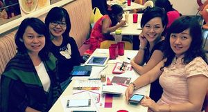 Fantastic, top flight
 at Cafe Salivation in Central Singapore