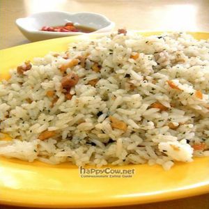 Fried Cedar Rice SGD$4 at Yi Xin Vegetarian - Ang Mo Kio in North Singapore