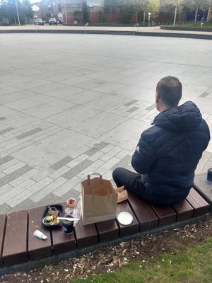 CS Lewis square at The Lamppost Cafe in Belfast