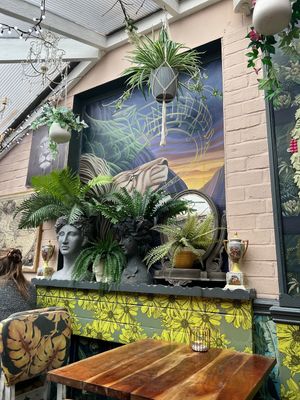 Seating area   at The Lamppost Cafe in Belfast