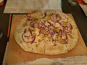 Sucuk (vegan) at Marianne's Flammkuchen in Karlsruhe