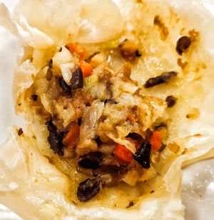 CHIMEI vegan dumplings 😋 alliums free at Friendly Vegetarian Food Supplier 善缘 - AMK in Northeast Singapore