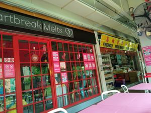 Both vegan located next to each other :) at Friendly Vegetarian Food Supplier 善缘 - AMK in Northeast Singapore