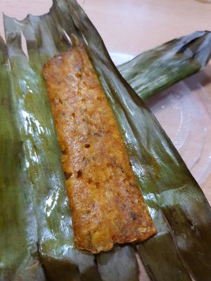 Airfried vegan otah ~ Circuit Breaker Period Phrase 2 at Friendly Vegetarian Food Supplier 善缘 - AMK in Northeast Singapore