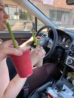 Smoothies on the go! at Coco Loco in Denver