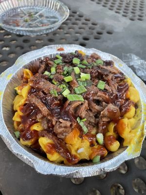 Brisket Mac and cheese   at Houston Sauce Pit in Houston
