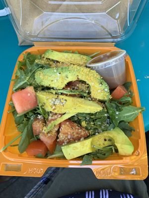 Savory breakfast bowl  at HeartBeet Organic Superfoods Cafe - West Seattle in Seattle