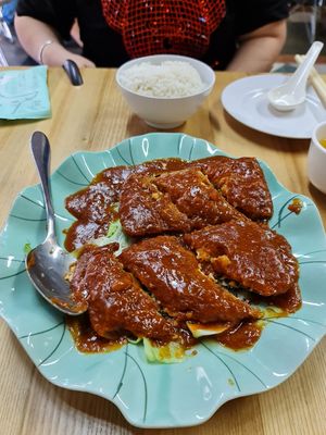 Best Chilli Fish at Yuan Xiang Vegetarian Food 圆香素食馆 - Changi in Central Singapore