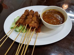 Satay at Yuan Xiang Vegetarian Food 圆香素食馆 - Changi in Central Singapore