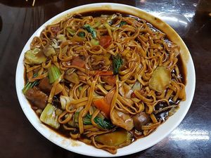 Hokkien noodle at Yuan Xiang Vegetarian Food 圆香素食馆 - Changi in Central Singapore