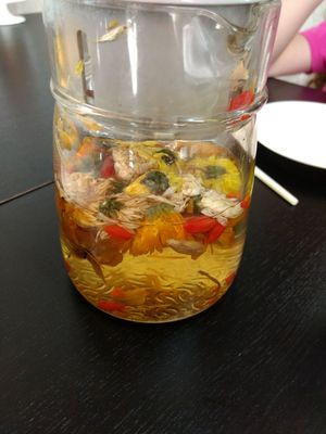 Chrysanthemum tea at Yuan Xiang Vegetarian Food 圆香素食馆 - Changi in Central Singapore