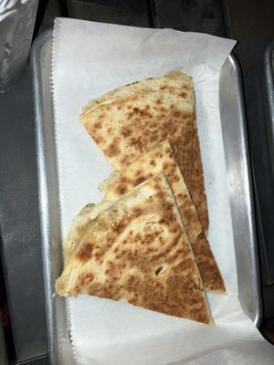 Vegan cheese quesadilla  at girlsgirlsgirls Burritos in Lexington