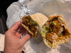 Custom vegan burrito at girlsgirlsgirls Burritos in Lexington