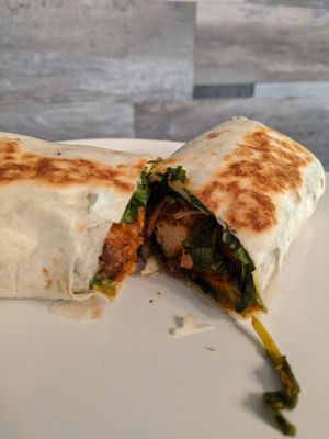 Vegan Babybull burrito at girlsgirlsgirls Burritos in Lexington