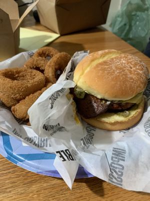 Bacun burger at The Bayside Cafe in Everett