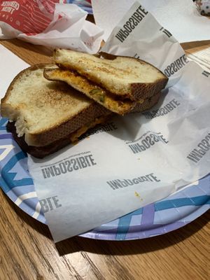 Jalepeno popper cheese sandwich  at The Bayside Cafe in Everett