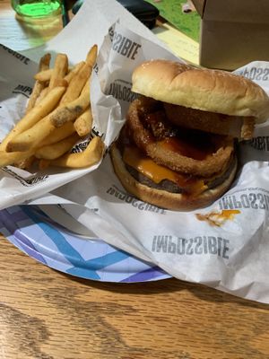 Western burger  at The Bayside Cafe in Everett