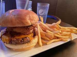 Western Burger  at The Bayside Cafe in Everett