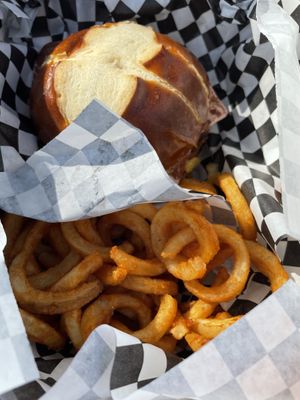 Bacun burger  at The Bayside Cafe in Everett