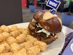 BBQ sandwich   at The Bayside Cafe in Everett