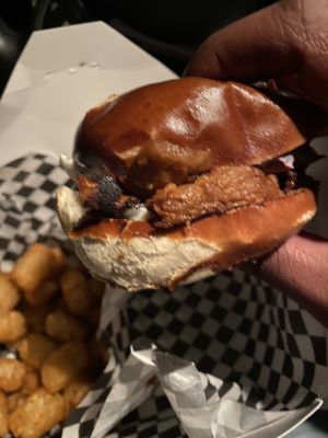 Pulled porkless  at The Bayside Cafe in Everett