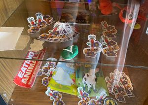 stickers!   at The Bayside Cafe in Everett