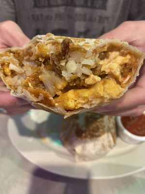 Breakfast wrap   at The Bayside Cafe in Everett