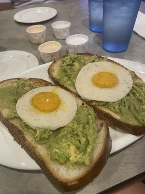 Avocado toast with Yo Egg  at The Bayside Cafe in Everett