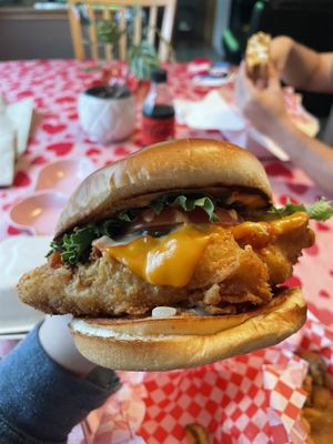 Ghost chickun sandwich  at The Bayside Cafe in Everett